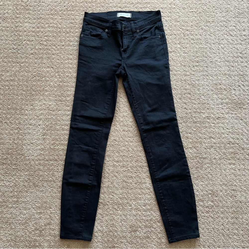 Madewell 8” Skinny Black Jeans (Size 24)